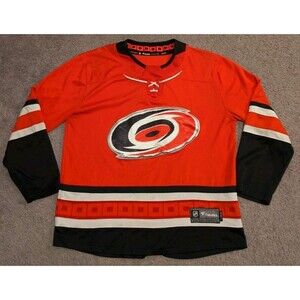 Fanatics NHL Carolina Hurricanes Red Hockey Jersey Men's Medium